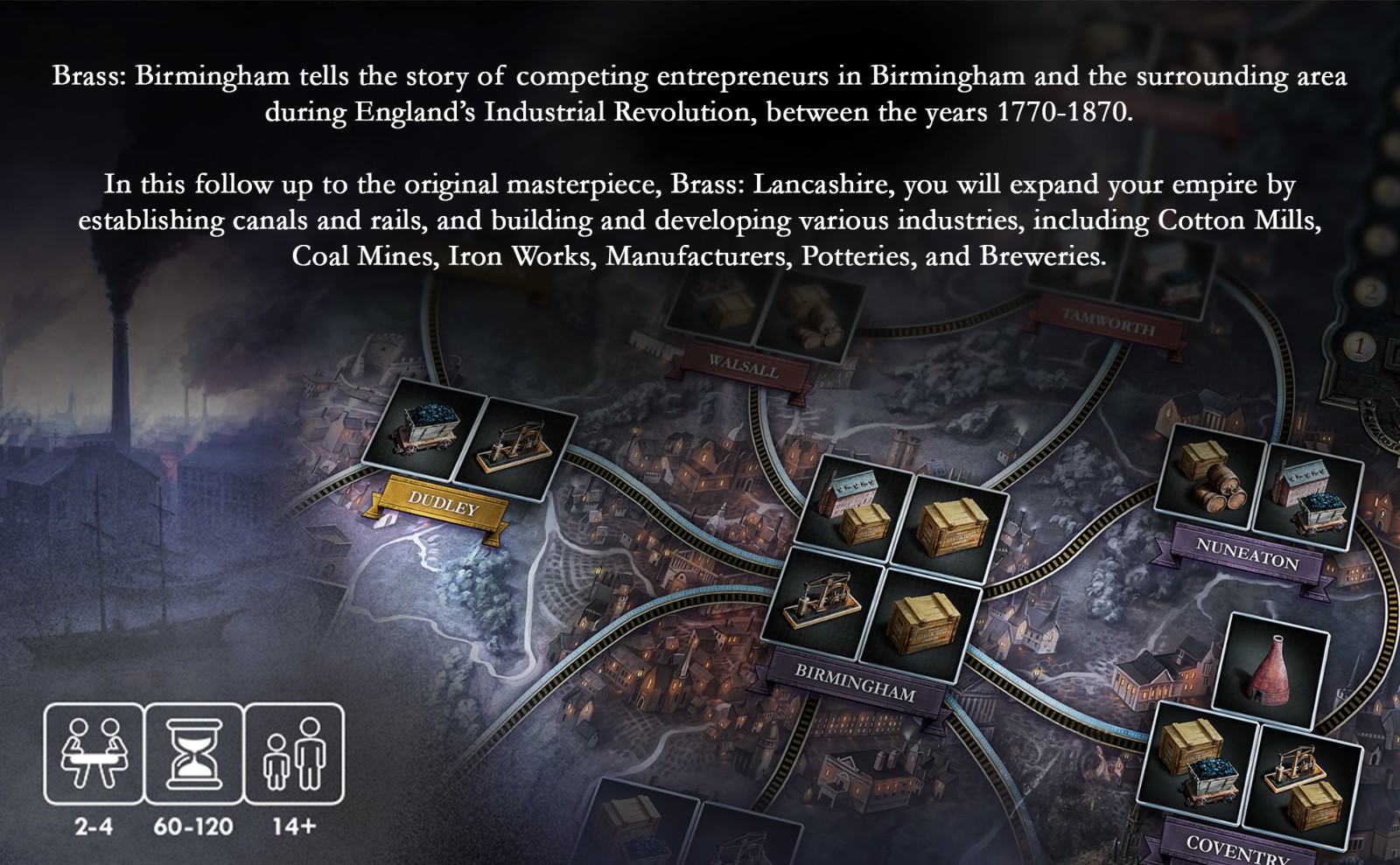 Brass: Birmingham – Economic Strategy Board Game - Image 4