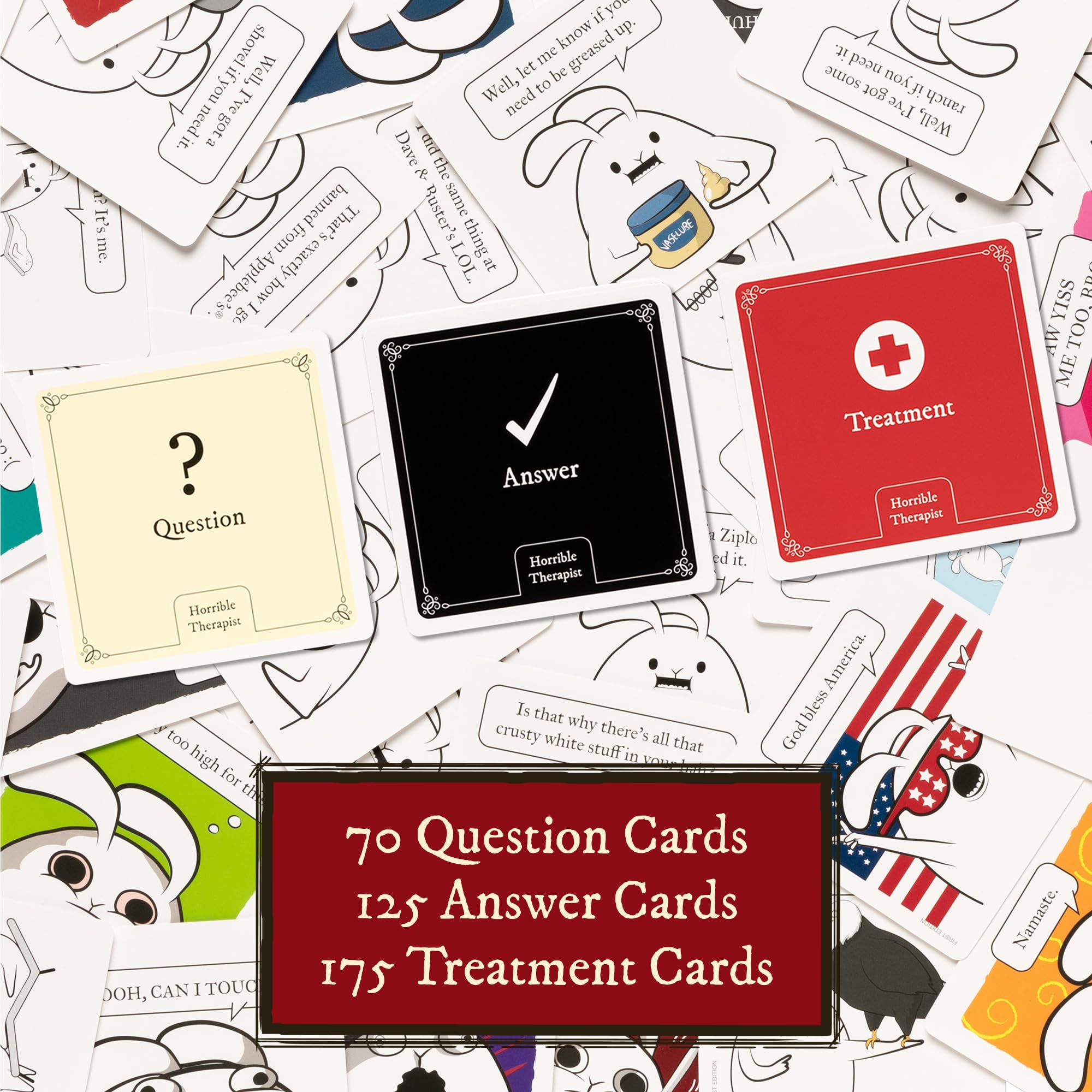 Horrible Therapist – Adult Party Card Game (3-8 Players) - Image 3