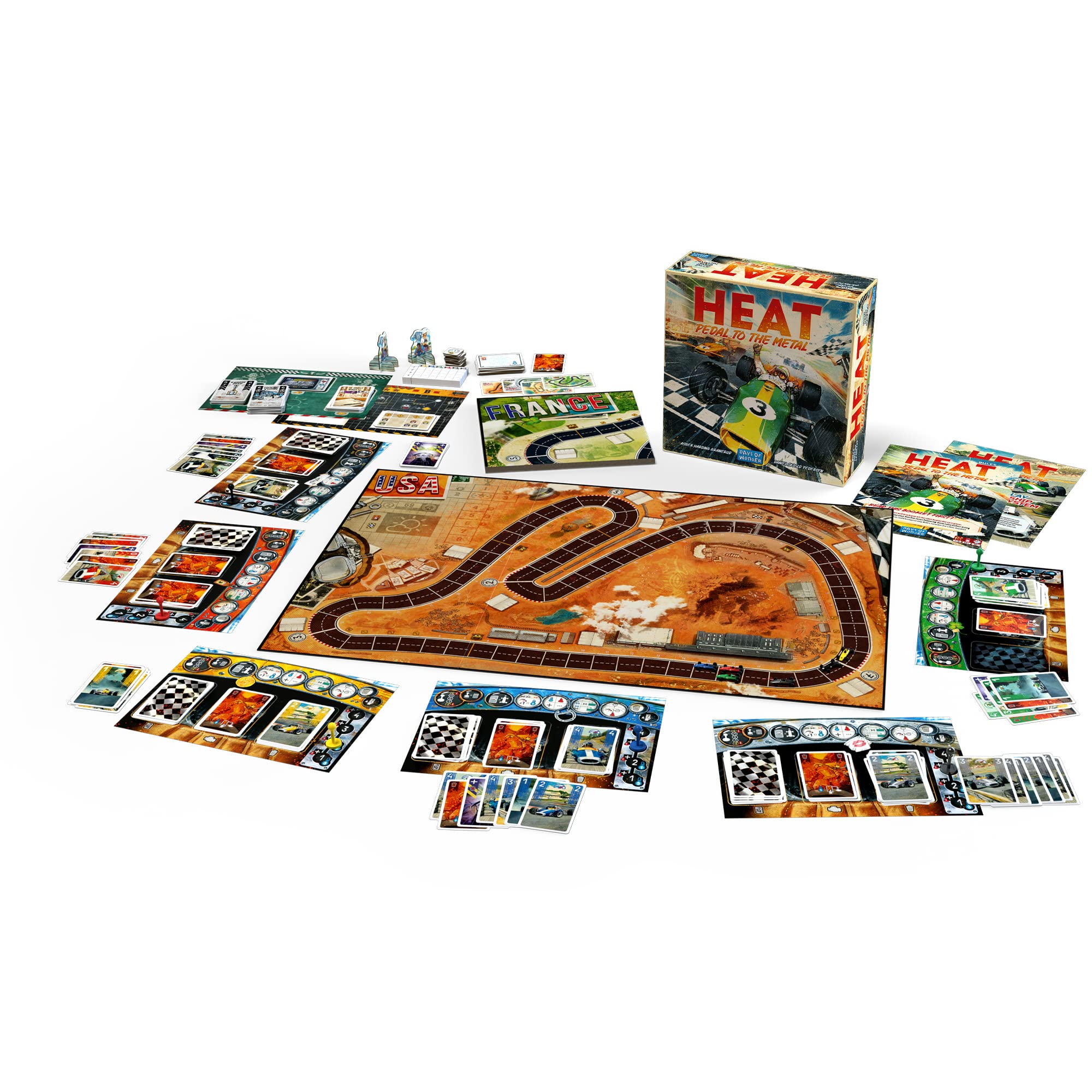 HEAT: Pedal to the Metal – Car Racing Board Game - Image 2