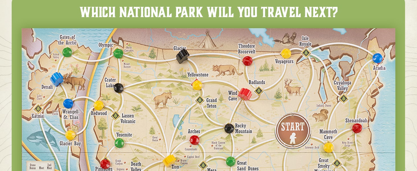 Trekking The National Parks – Family Board Game - Image 4